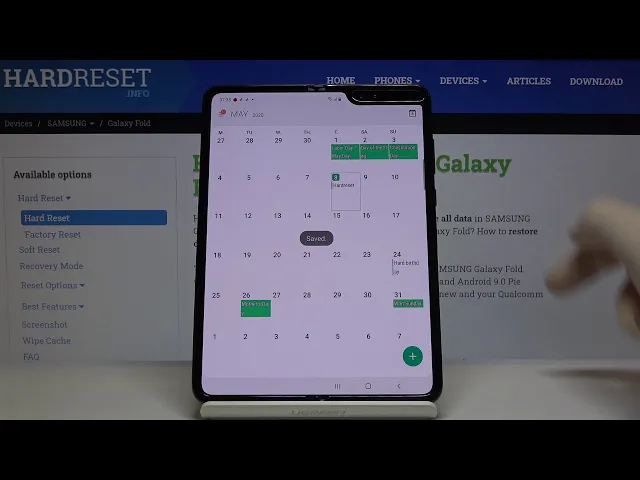 Video thumbnail for How to Add Event to Calendar in SAMSUNG Galaxy Fold – Set Up Alert