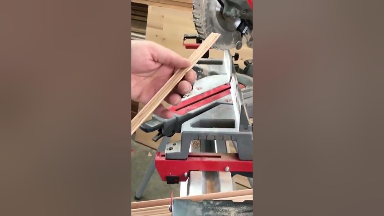 Video thumbnail for How to Make Perfect Miter Joints #shorts