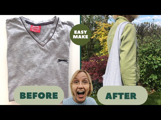 'Video thumbnail for Super Easy DIY T-Shirt Bag to Sew - in Minutes!'