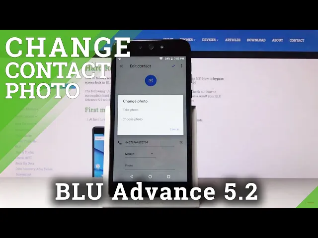 Video thumbnail for How to Add Photo to Contact in BLU Advance 5.2 – Set Up Contact Picture