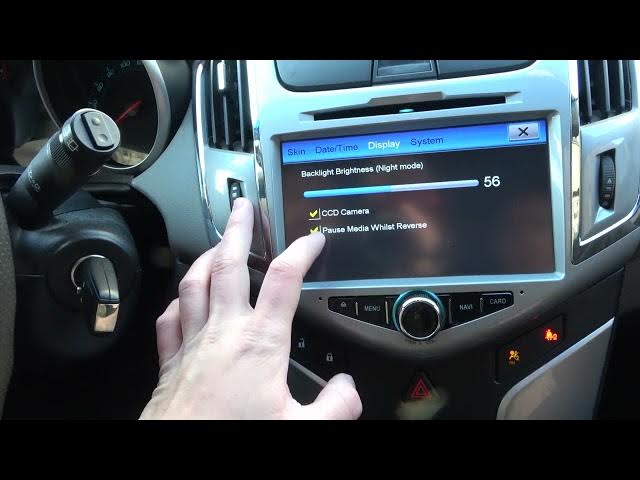 Video thumbnail for How to Find and Manage Display Settings in Chevrolet Cruze (2008 - 2016) - Adjust Radio Display