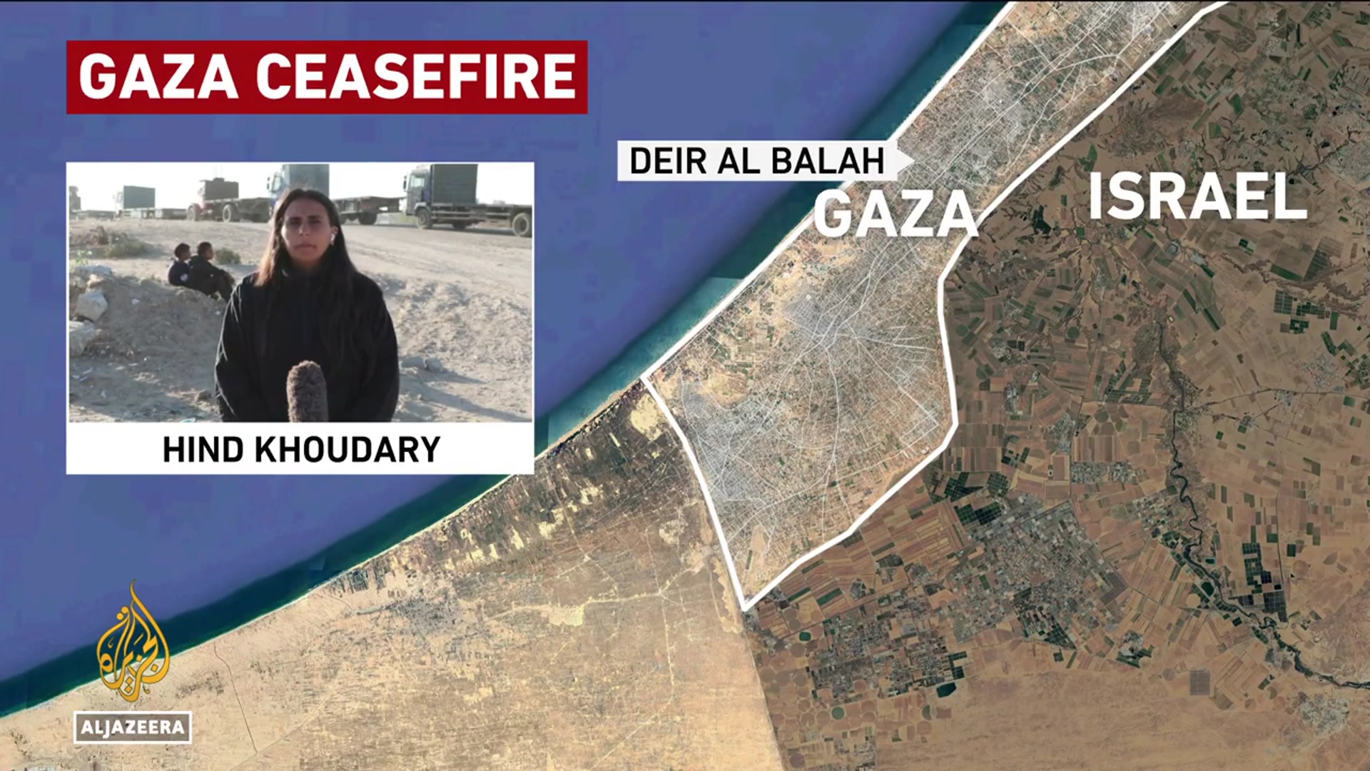 'Video thumbnail for Gaza ceasefire fears as Israel limits aid trucks to half the agreed number'