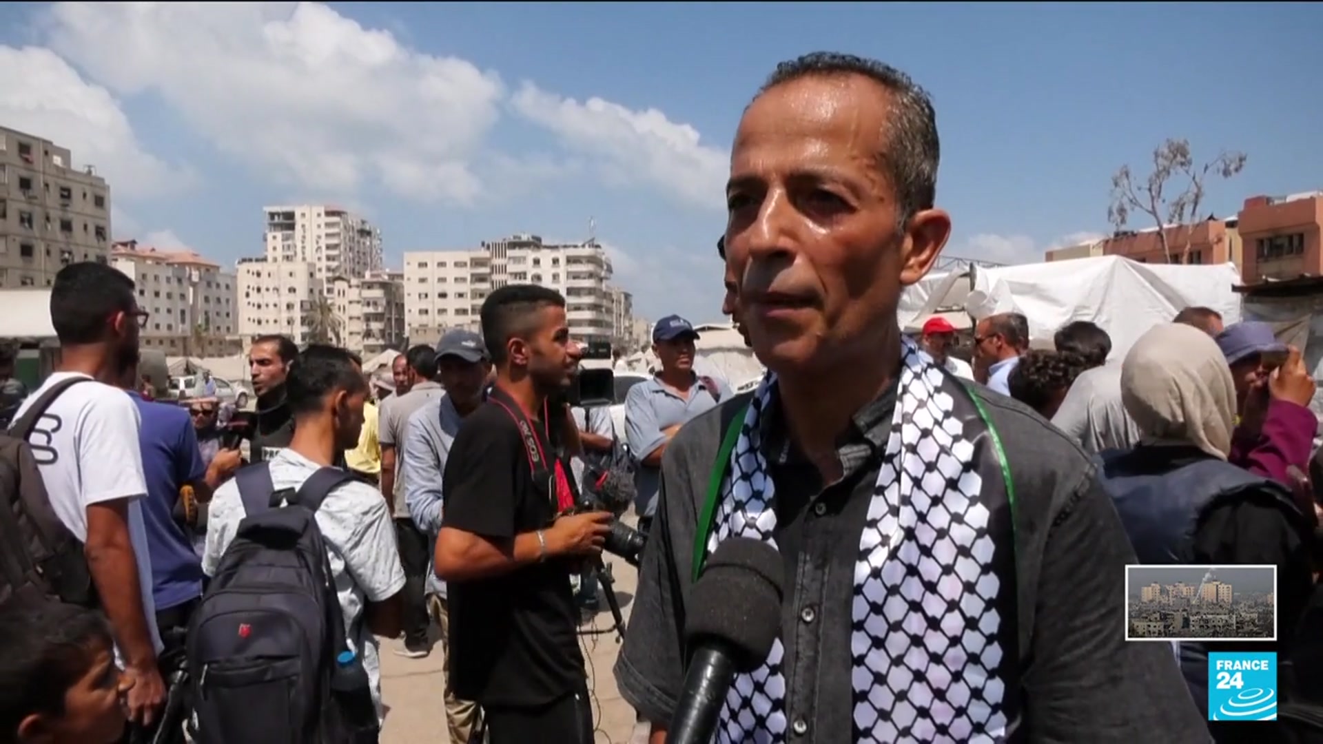 'Video thumbnail for Israel pushes forward with its plan to fully take over Gaza City'