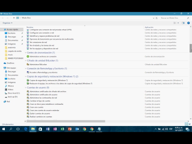 Video thumbnail for como Activar el modo Dios En Windows 10