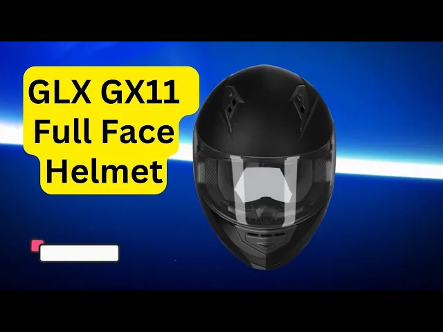 'Video thumbnail for GLX GX11 Full Face Motorcycle Street Bike Helmet with Extra Tinted Visor'