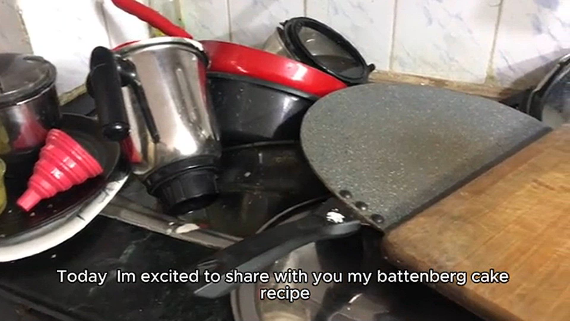 'Video thumbnail for Battenberg cake recipe'