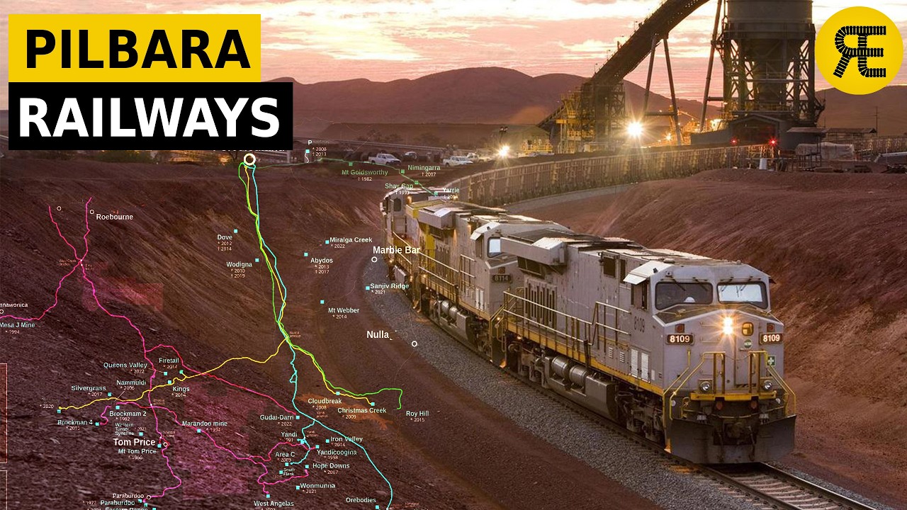 Video thumbnail for How Pilbara Railways Power Australia’s Mining Industry