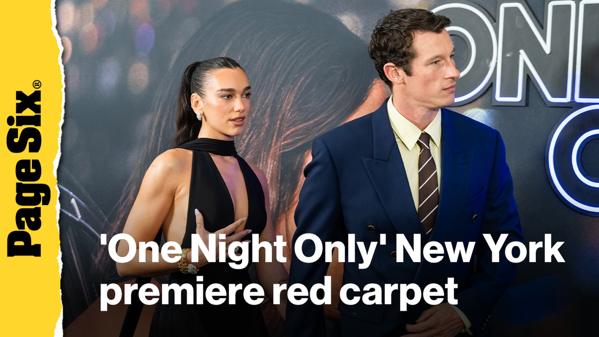 Video thumbnail for Dua Lipa, Callum Turner, Este Haim & more attend 'One Night Only' premiere