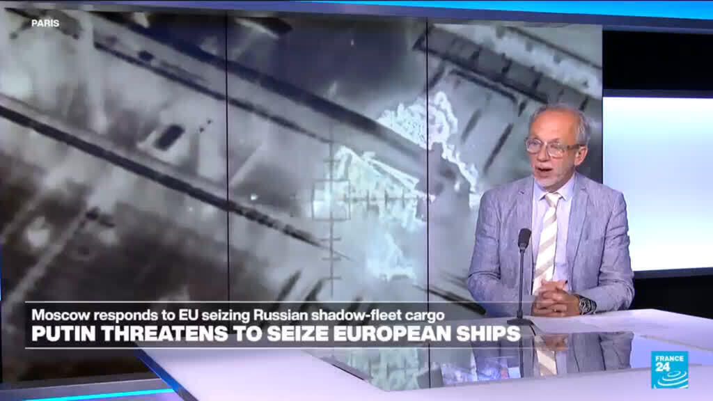 Video thumbnail for Putin threatens to seize European ships