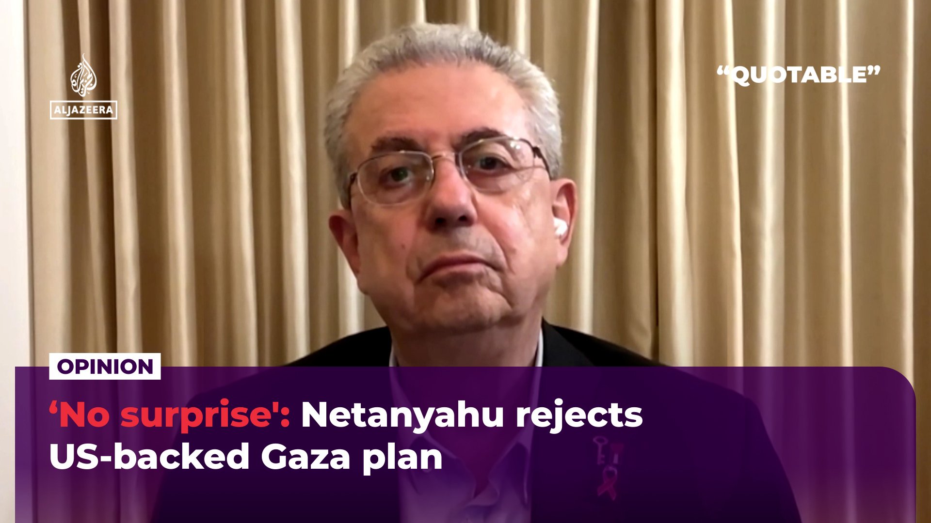 Video thumbnail for ‘No surprise': Netanyahu rejects US-backed Gaza plan