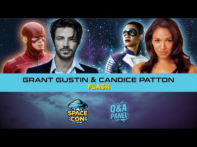 Video thumbnail for Grant Gustin & Candice Patton Q&A | WestAllen, Finale Stories & Flash Suit Secrets