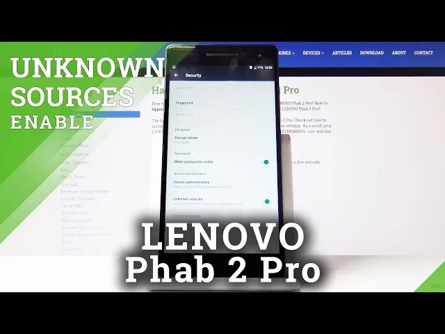 Video thumbnail for How to Enable Unknown Sources in Lenovo Phab 2 Pro – Allow App Installation