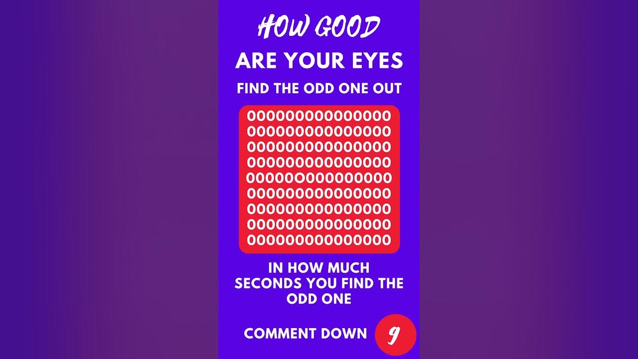 Video thumbnail for Find the ODD one Out #shorts