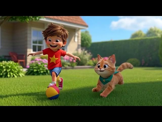 Video thumbnail for Nino sedang bermain dengan Nami si Kucing orange nya #ninosedangbermain#kucinglucu #animasi #short