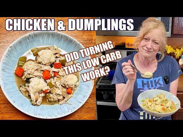 Video thumbnail for Low Carb CHICKEN & DUMPLINGS | Is it possible? | Dinner