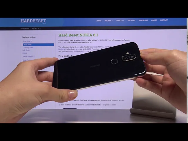 Video thumbnail for Nokia 8.1 Color Presentation Black – How Nokia 8.1 looks in Black color