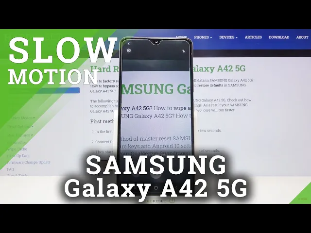 Video thumbnail for How to Record Slow-Mo Videos in Samsung Galaxy A42 5G  - Slow Motion Feature