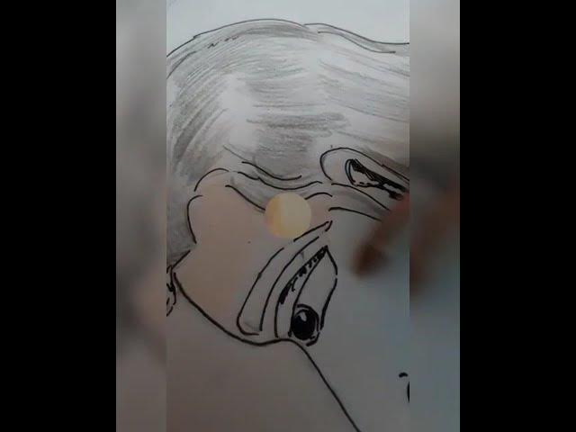 Video thumbnail for Drawing Rabindranath Tagore 🌹🌹 | Rabindra Jayanti special 💕 | Ishiqa Sarkar