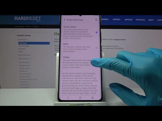 Video thumbnail for How to Change Display Refresh Rate in VIVO X60 – Find Screen Settings