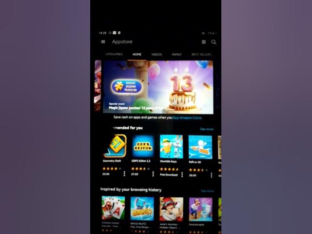 Video thumbnail for Amazon tablet