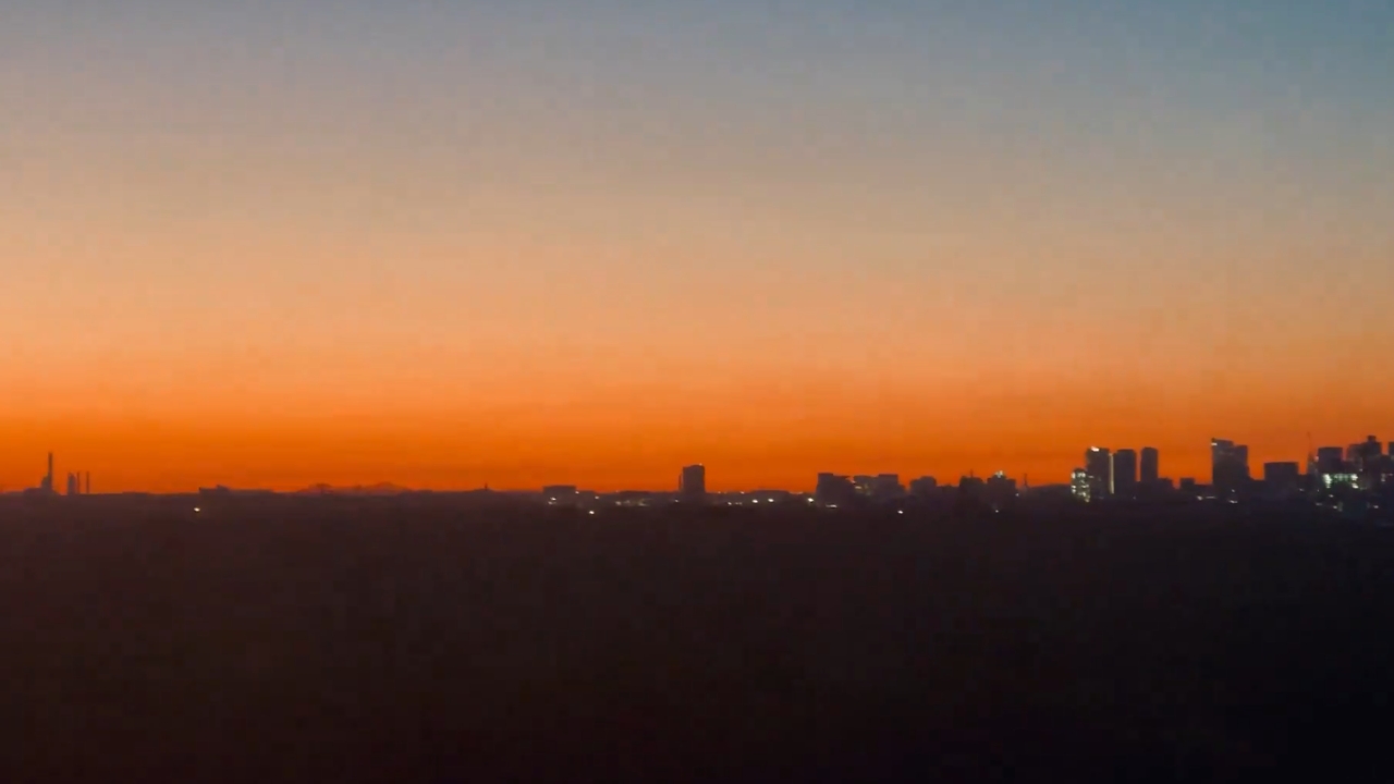 Video thumbnail for Boston skyline at sunrise viewed from Cambridge's banks