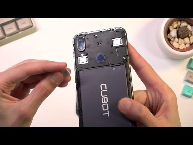 Video thumbnail for How to Insert SIM & SD in CUBOT R19 – Find Cards Slot