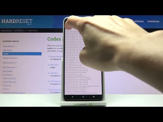 Video thumbnail for MOTOROLA Edge 20 Lite  Secret Codes