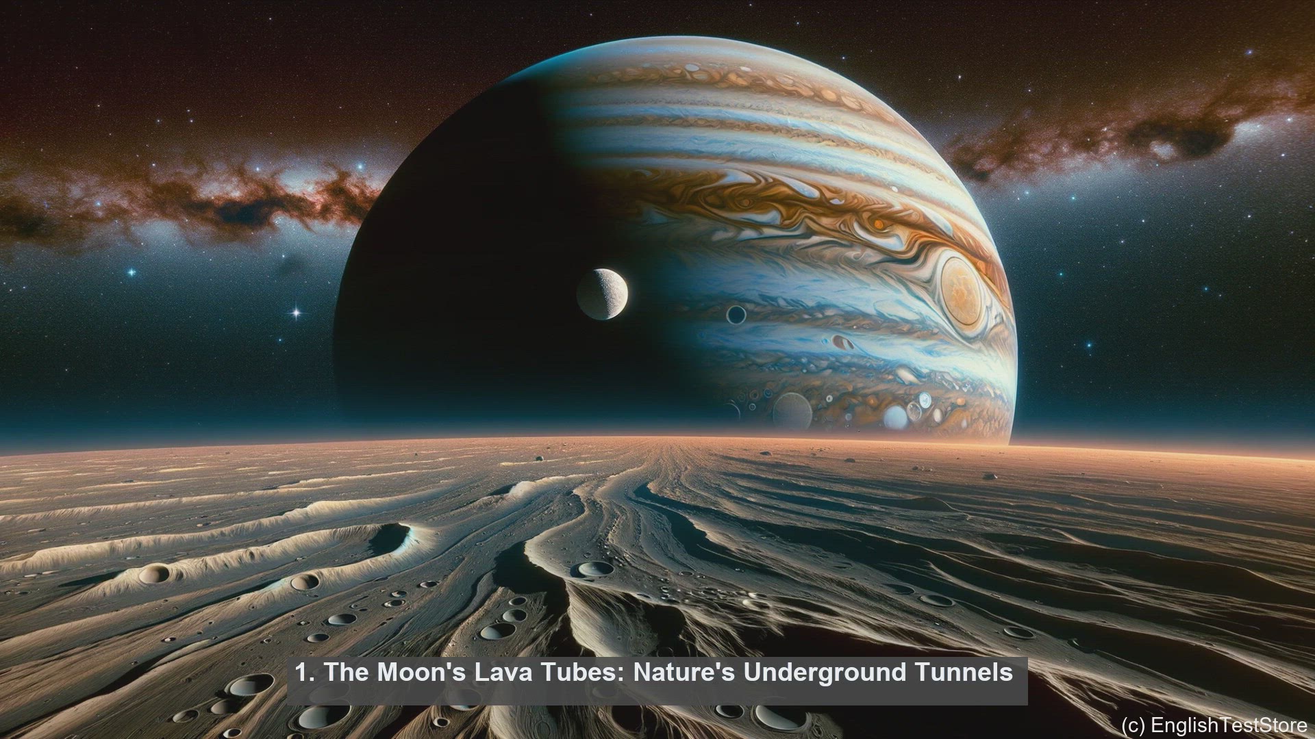 'Video thumbnail for 10 Things You Didn't Know About The Moon's Ancient Volcanic Activity'