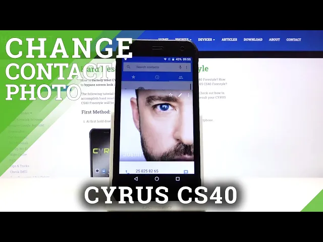 Video thumbnail for How to Add Photo to Contacts in CYRUS CS40 FREESTYLE – Add Profile Photo to Contact