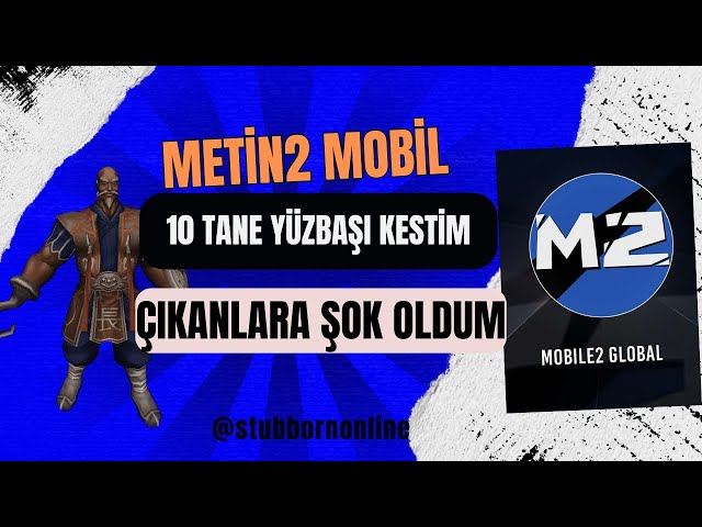 Video thumbnail for Metin2 Mobil Tuva Serveri 10 Tane Yüzbaşı Kestim Çıkanlar Beni Şok Etti
