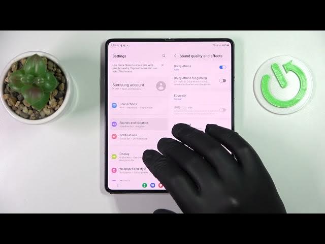 Video thumbnail for SAMSUNG Galaxy Z Fold 4 - How To Enable Dolby Atmos
