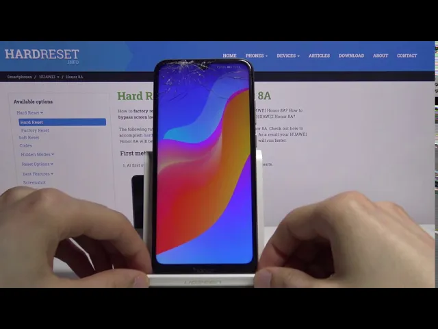 Video thumbnail for HONOR 8A How to Insert Nano SIM and Micro SD Card