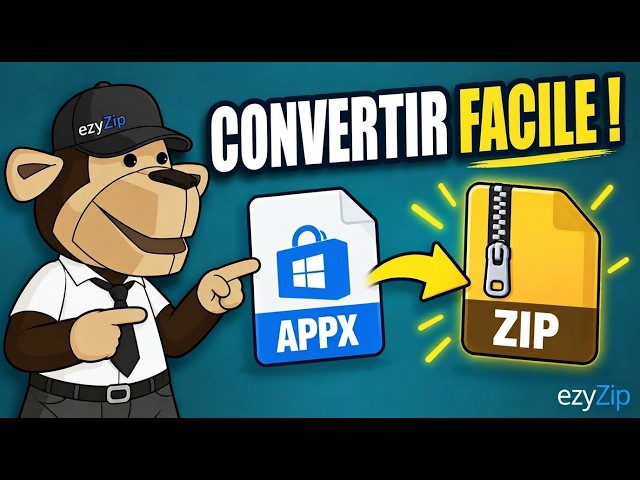 Video thumbnail for 📦 Comment convertir un APPX en ZIP en ligne gratuitement | Sans installer de logiciel