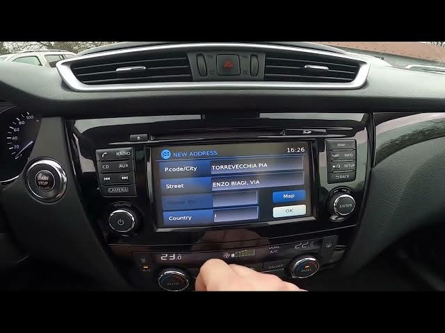 Video thumbnail for How to Set Home Adres for Navigation in Nissan Qashqai II ( 2014 – 2021 ) - Define Home Address