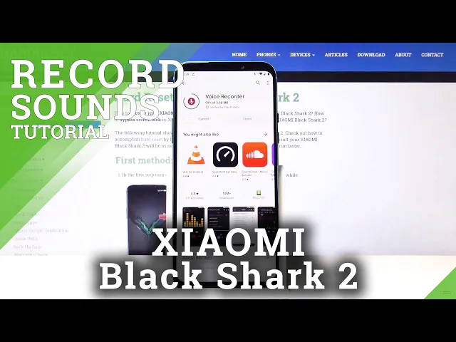 Video thumbnail for How to Record Sounds in Xiaomi Black Shark 2 - Voice Recorder Feature