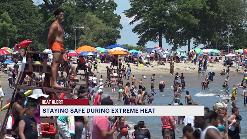 Video thumbnail for Extreme heat and dangerous rip currents could make your beach day risky