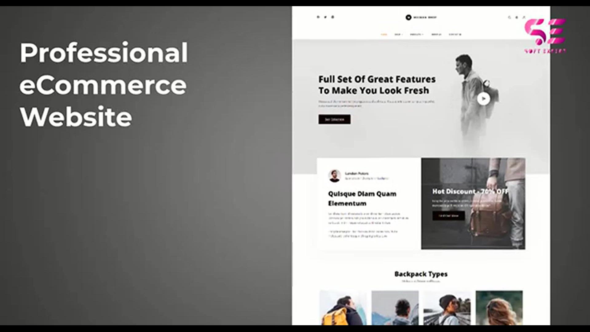 'Video thumbnail for How to create a Professional eCommerce website with WordPress in 30 minutes'