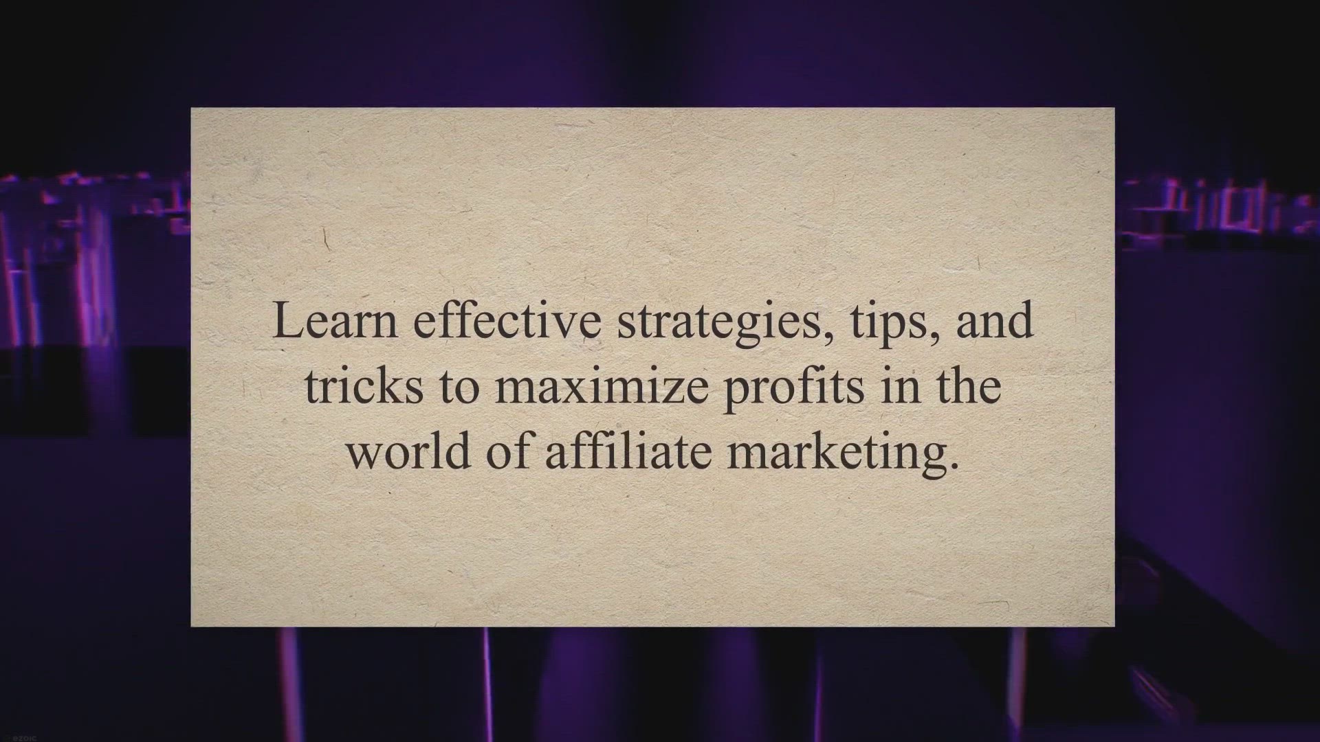 Video thumbnail for Affiliate Marketing: A Step-by-Step Guide To Earning Passive Income