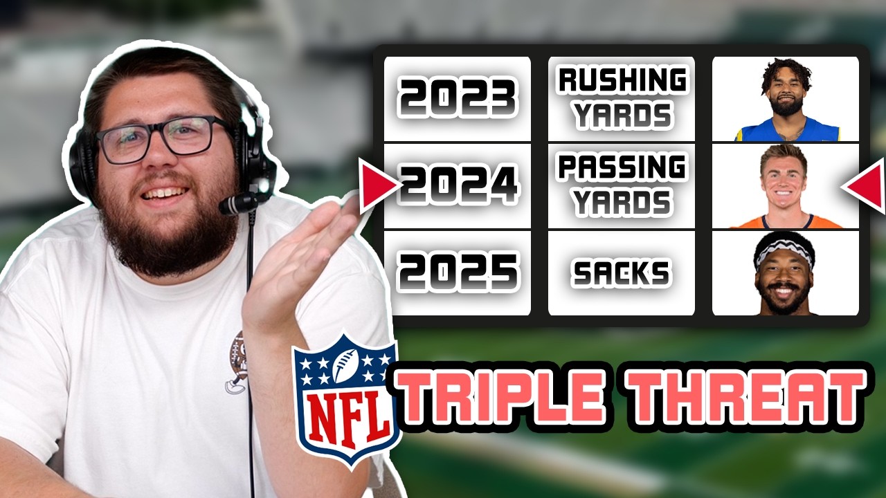 Video thumbnail for We created a NEW NFL Trivia game (NFL Triple Threat!)