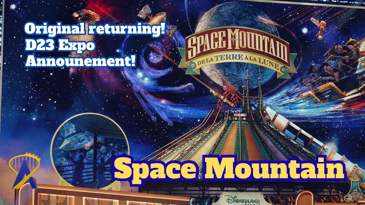 Video thumbnail for Original Space Mountain Returns to Disneyland Paris with Restored Cannon at D23
