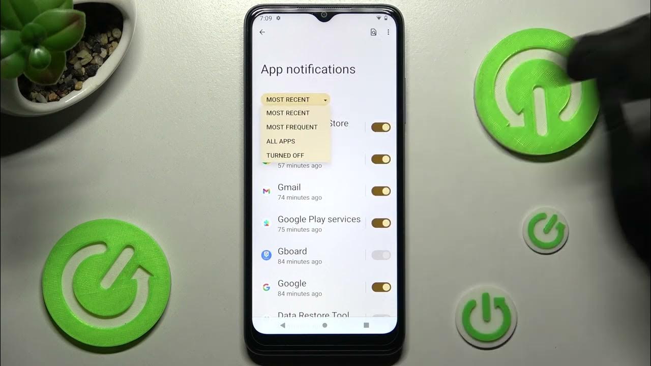 Video thumbnail for T-MOBILE Revvl 6 5G Manage App Notifications | Stop App's Notification