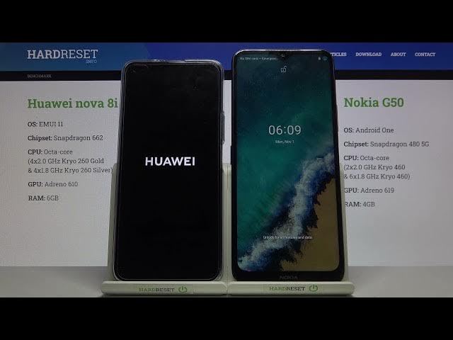 Video thumbnail for HUAWEI Nova 8i and NOKIA G50 Boot Animation