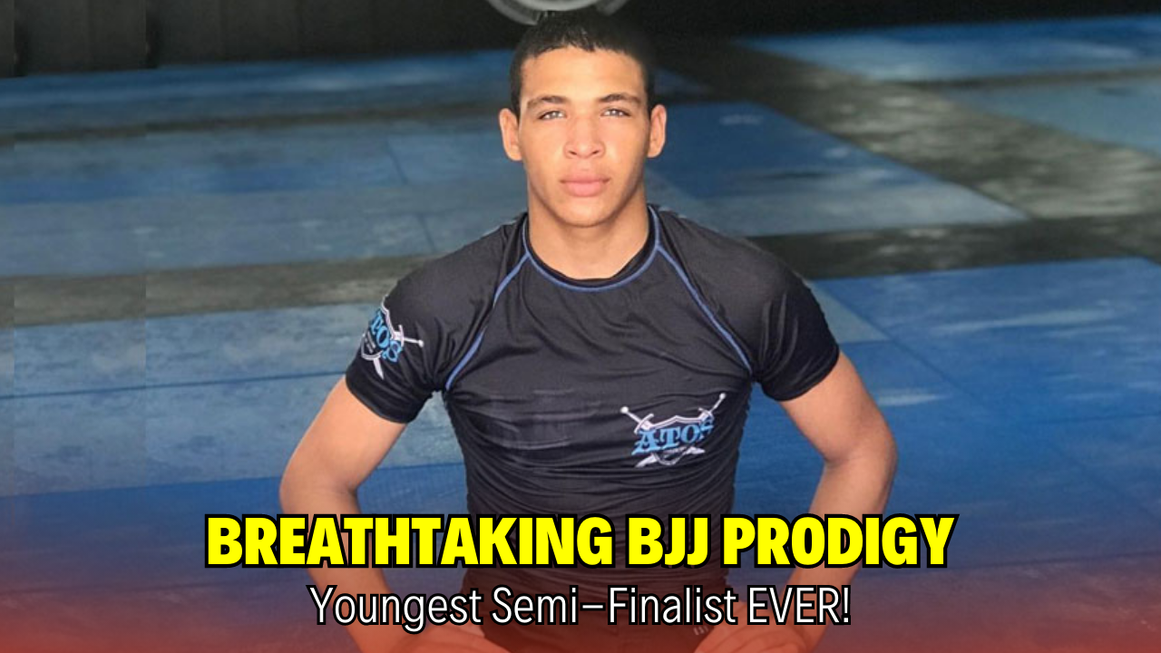 'Video thumbnail for Tye Ruotolo: the Youngest BJJ Tournament's Semi-Final'