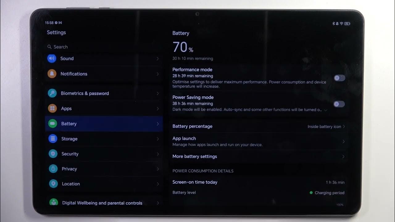 Video thumbnail for How to Show Battery Percentage in Honor Pad X9 – Find Battery Info