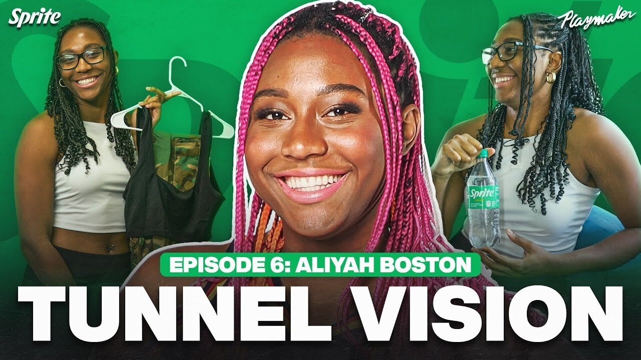 Video thumbnail for Aliyah Boston Is Queen Of The Matching Set, Colorful Hair & Giant Teddy Bears | Tunnel Vision Ep 6
