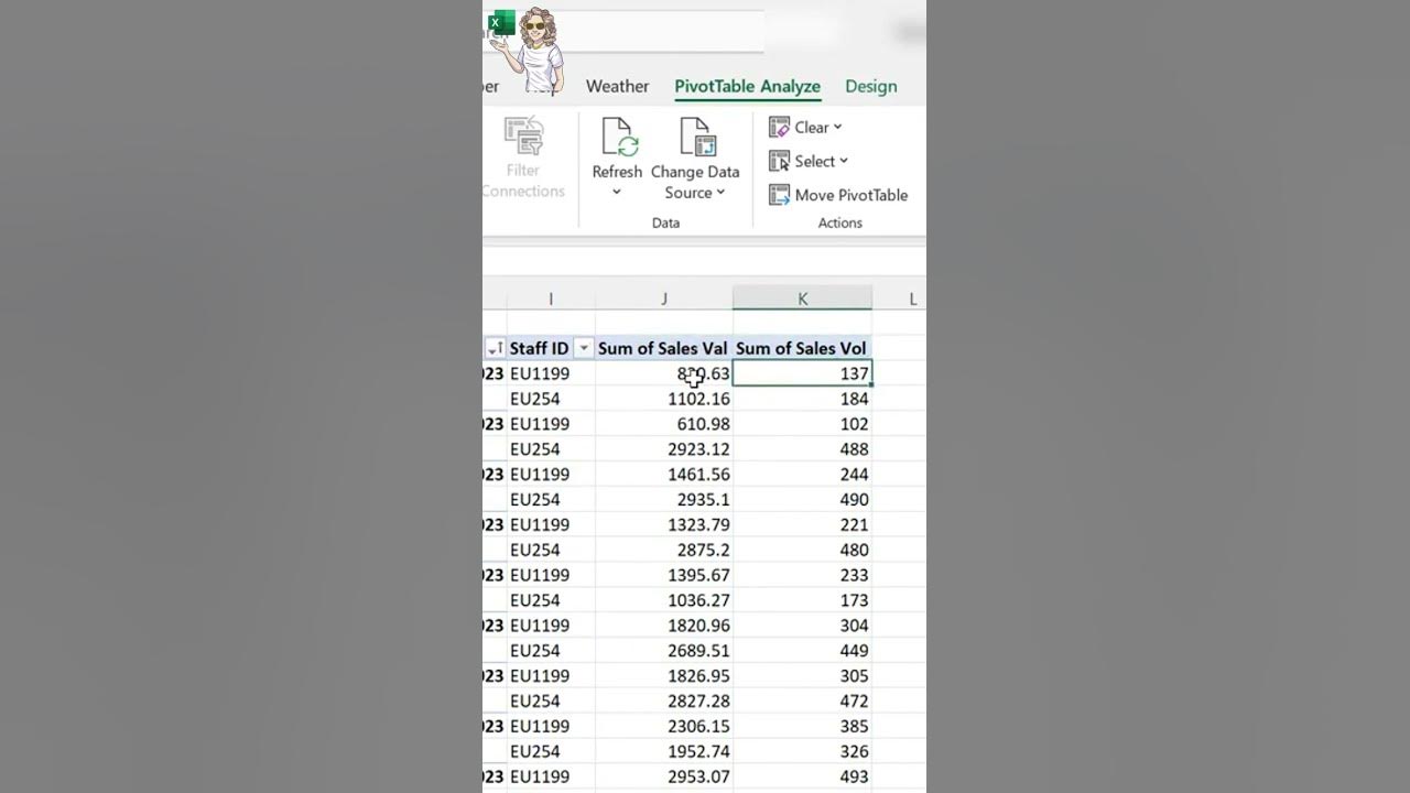 Video thumbnail for Turn On Values Area Filter In Excel. Pivot Table Secret! #shorts