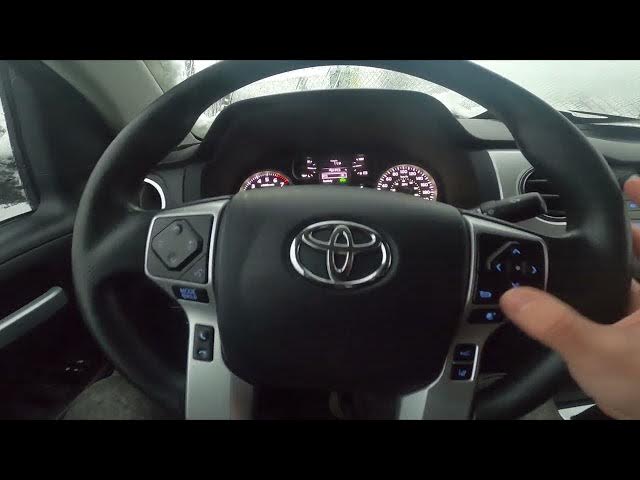 Video thumbnail for How to Enable or Disable PCS Function in Toyota Tundra II (2007 - now) | Manage Pre-Collision System