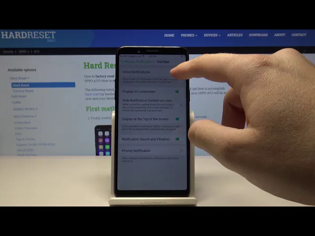 Video thumbnail for How to Manage Notification Configurations in OPPO A73 - Set Up Notifications