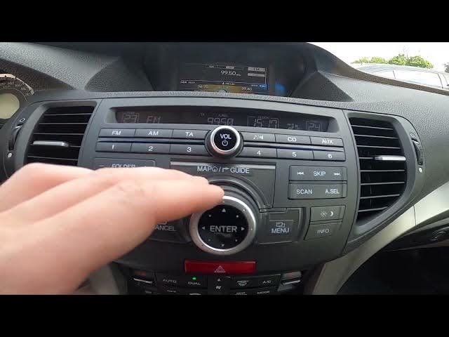 Video thumbnail for How to Search for PTY Channels in Car Radio in Honda Accord VIII ( 2007 – 2016 )