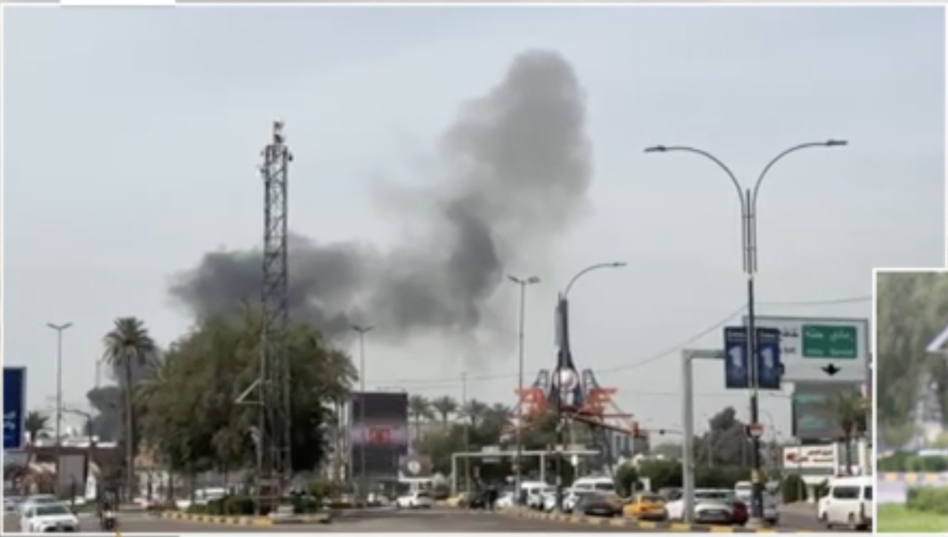 Video thumbnail for Iraq drone attack: An intelligence building in Baghdad was targeted